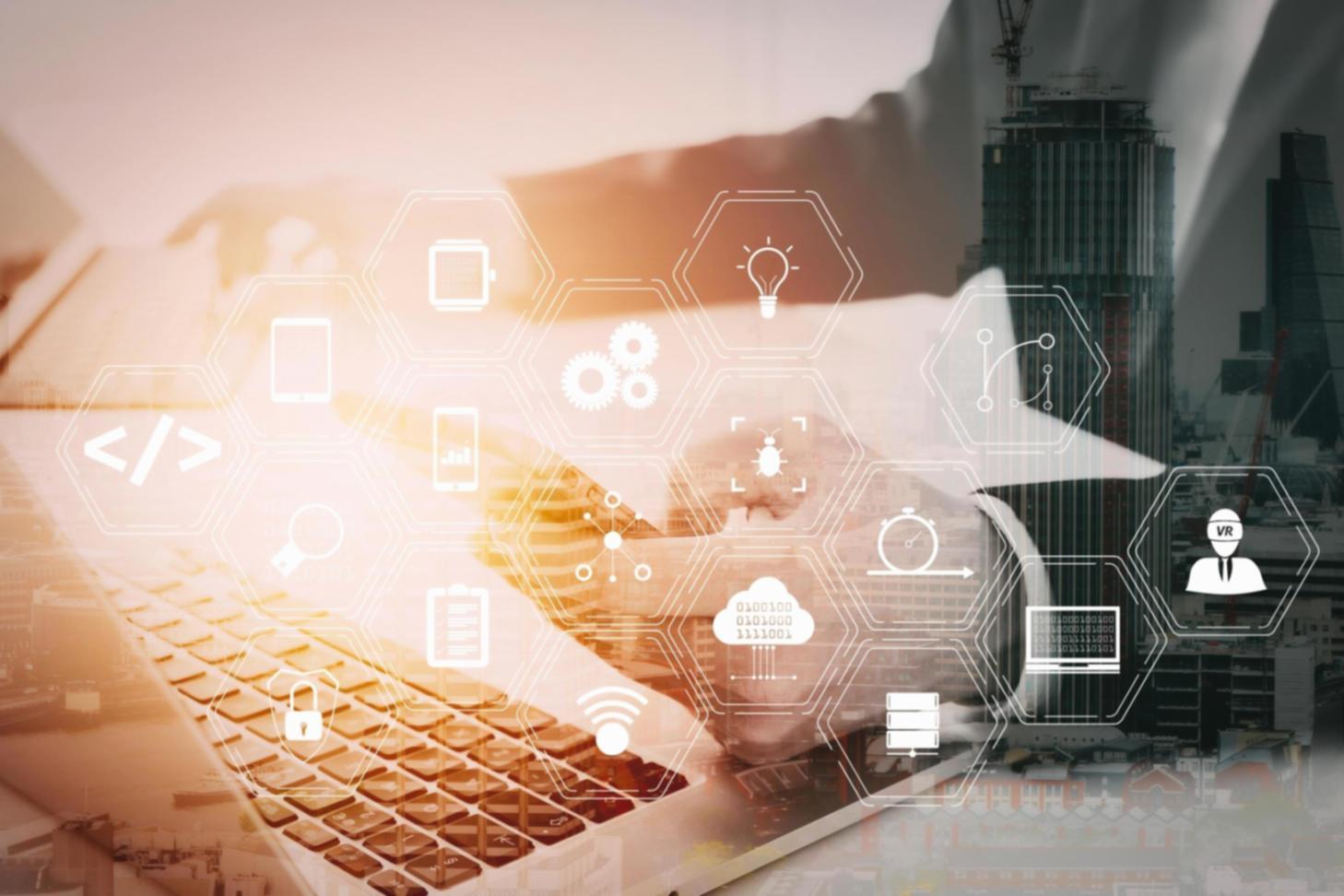 Visuelle Darstellung komplexer Datenstrukturen und technologischer Zusammenhänge